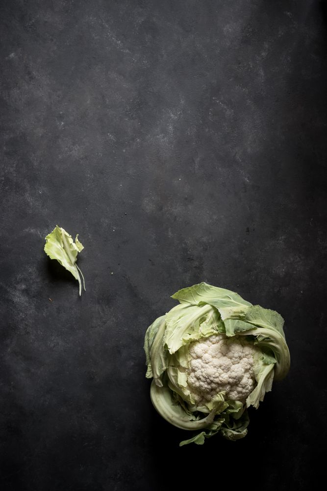 Fresh cabbage on table