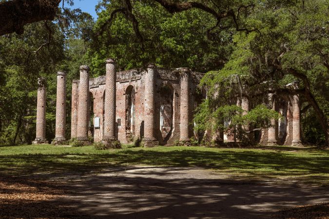 The Old Sheldon Church Ruins,  a historic site in Beaufort County, South Carolina
