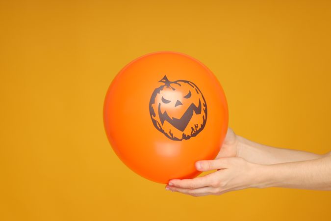 Concept of Halloween mood, Halloween vibes balloons