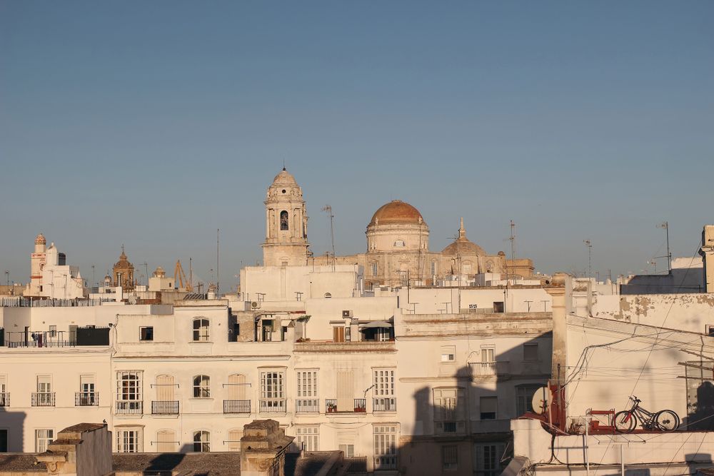 Beautiful historic Cadiz town.