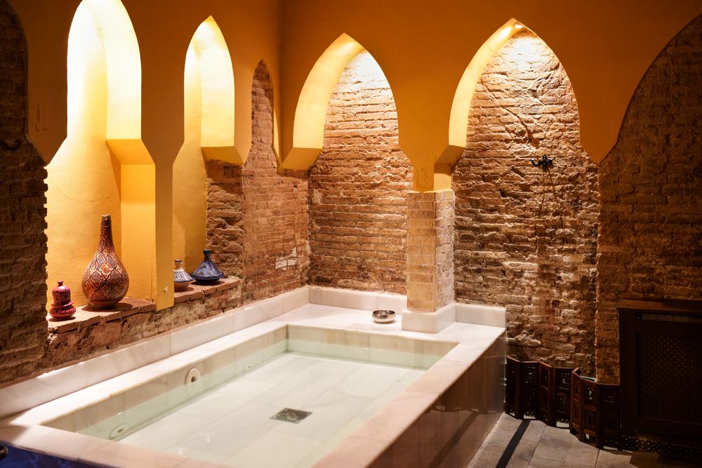 Marble bath in Arabic spa