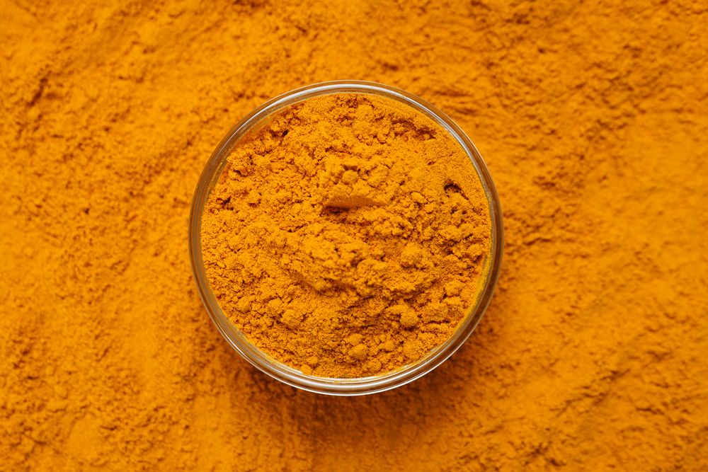 Fragrant seasoning - turmeric, one of the main ingredients in Indian curry