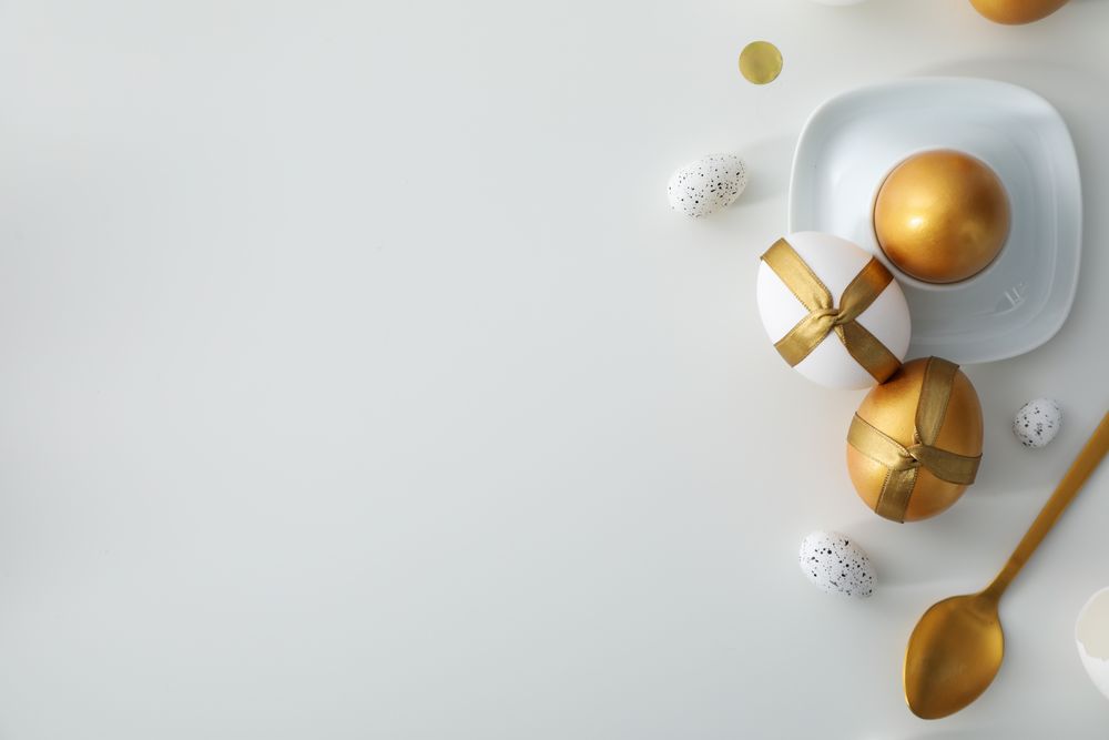 Pension rewards, returns and investment funding concepts, golden eggs