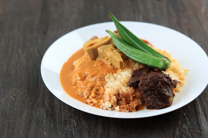 Nasi Kandar Malaysia , Popular Dish in Penang.