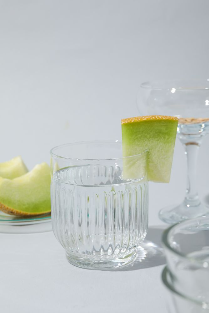 Juicy and tasty summer time fruit concept - melon