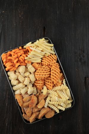 Different Type of Potato Fries