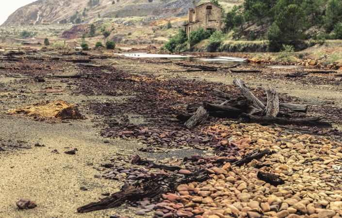 Dry terrain in Riotinto