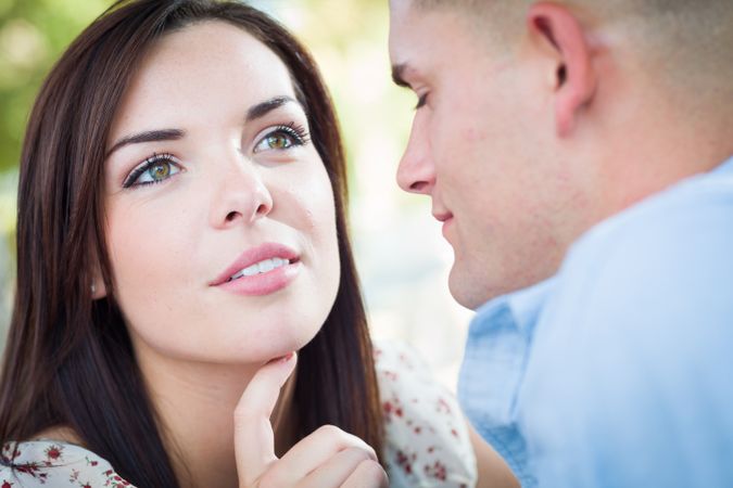 Happy Couple, Portrait in the Park.