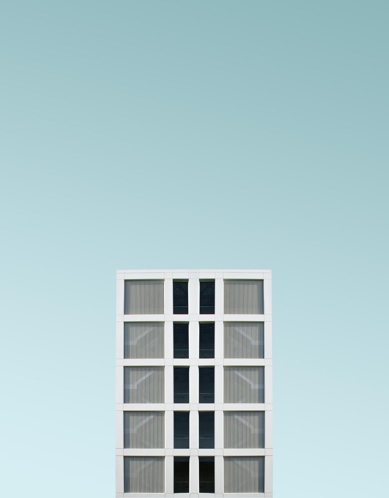 Square details on a building
