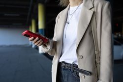 Checking Business Updates on Phone
