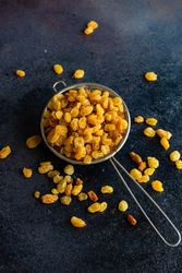 Measurement of golden raisins