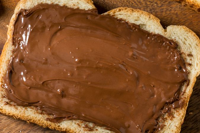 Homemade Sweet Chocolate Hazelnut Toast