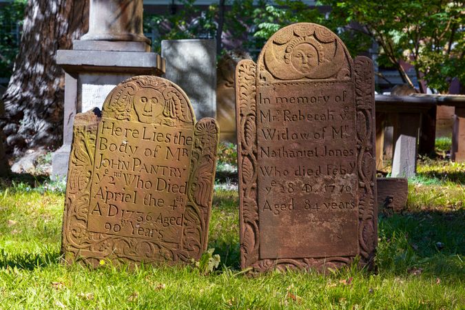 Ancient Cemetery, located in Hartford, Connecticut