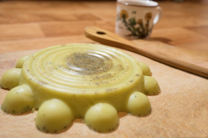 Close up of cannabis infused butter