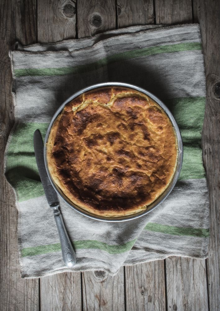 Cottage cheese baked pudding