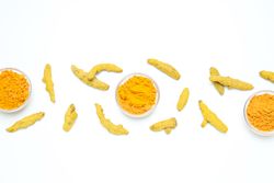 Fragrant seasoning - turmeric, one of the main ingredients in Indian curry