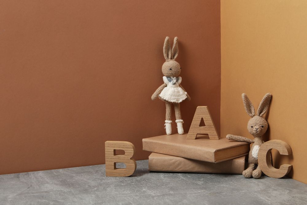 Book for baby, concept of literature for children and baby