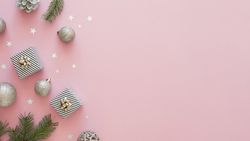 Beautiful Christmas eve concept with copy space