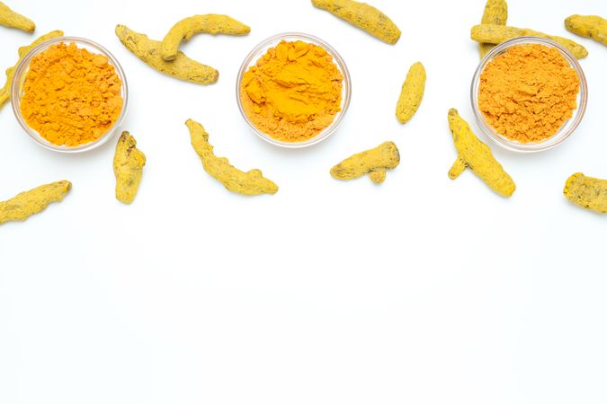 Fragrant seasoning - turmeric, one of the main ingredients in Indian curry
