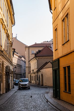 Narrow streets of Old Prague