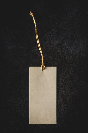 Cardboard labels for price or advertising