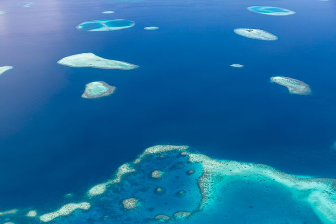Picture of small islands in clear blue water