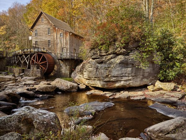 The Glade Creek Grist Mill, Babcock State Park, West Virginia