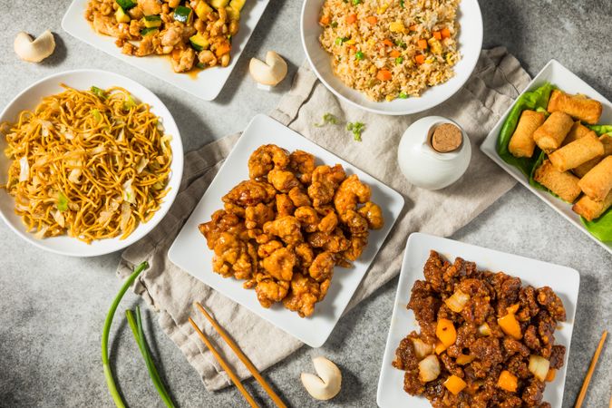 Chinese Fast Food Meal