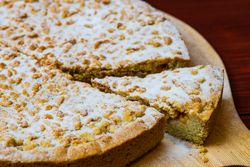Delicious Apple pie with sugar