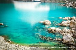 Beautiful clear blue Katora Lake in Pakistan 4ND6r0