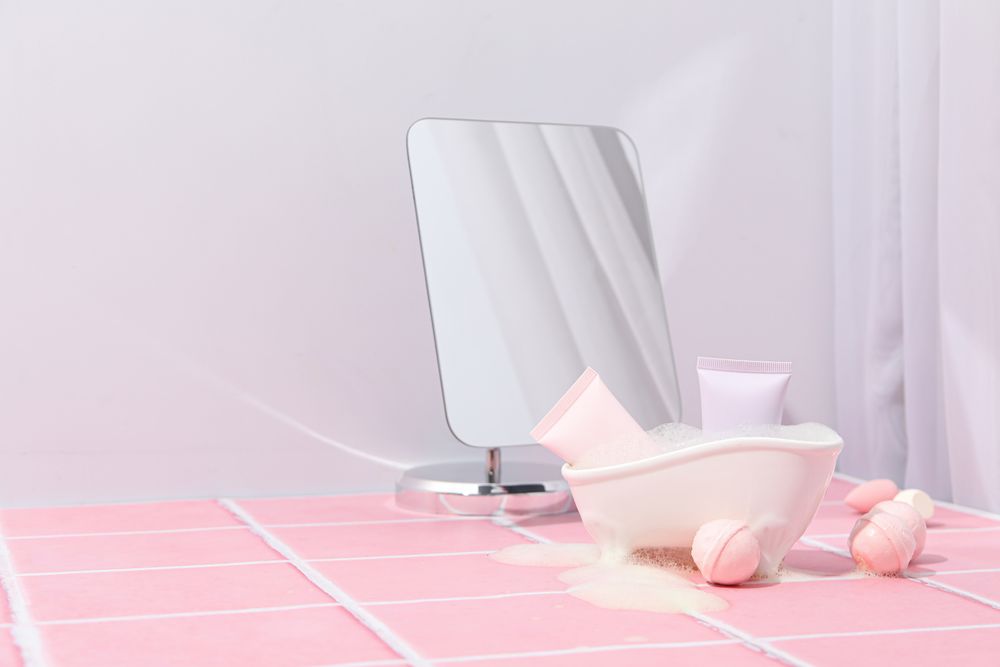 Concept of cosmetic and beauty care, space for text