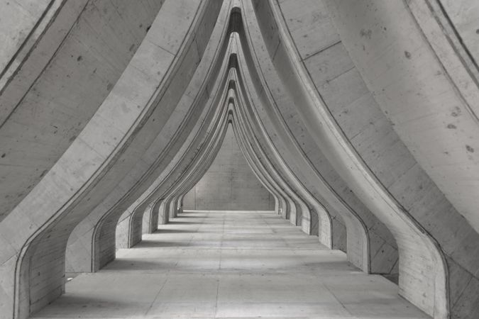 Gray Triangular corridor