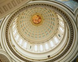 Inside dome of State Capital, Madison, Wisconsin 432AV5