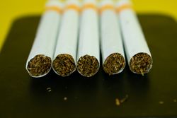 Top of five cigarettes