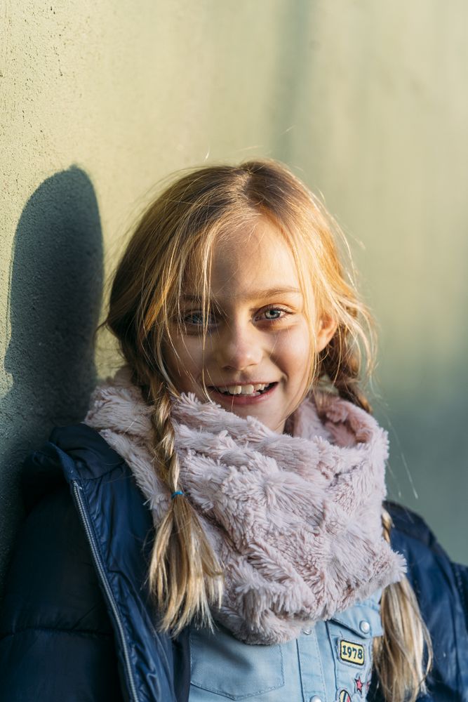 blonde girl portrait