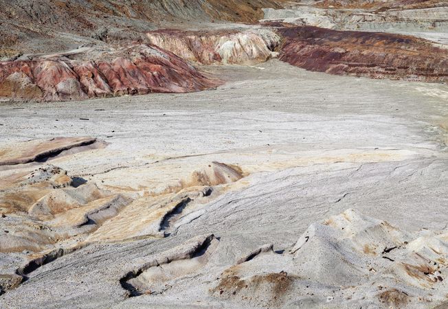 Mining terraces in Riotinto, Huelva