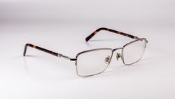Glasses on Blank Background