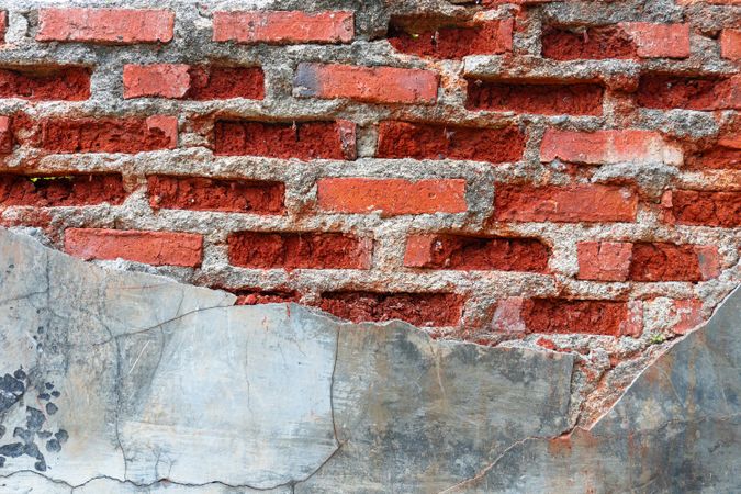 Brick stone wall