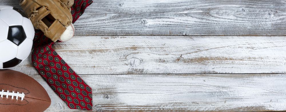 Father’s day gifts on rustic wooden background for the season