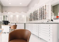 Interior of optician office
