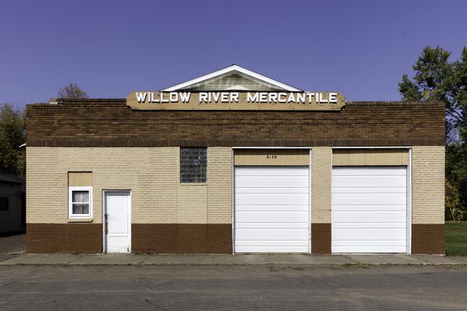 Willow River Mercantile building in Willow River, Minnesota