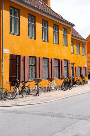 Orange building in Copenhagen
