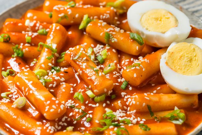 Spicy Homemade Korean Tteokbokki