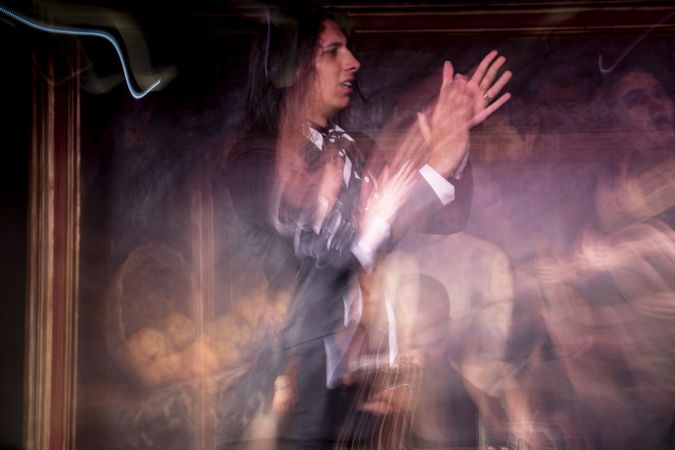 Flamenco performance on stage