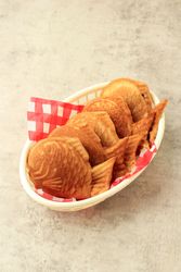 Basket of Japanese taiyaki