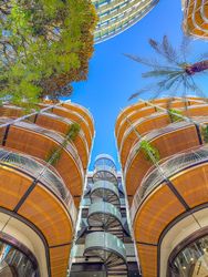 Luxurious modern apartment complexes, Monaco