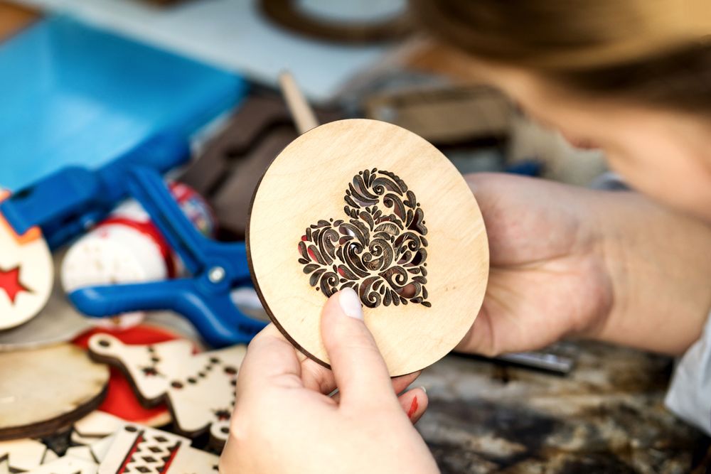 Woodworking workshop eco-friendly Christmas toys