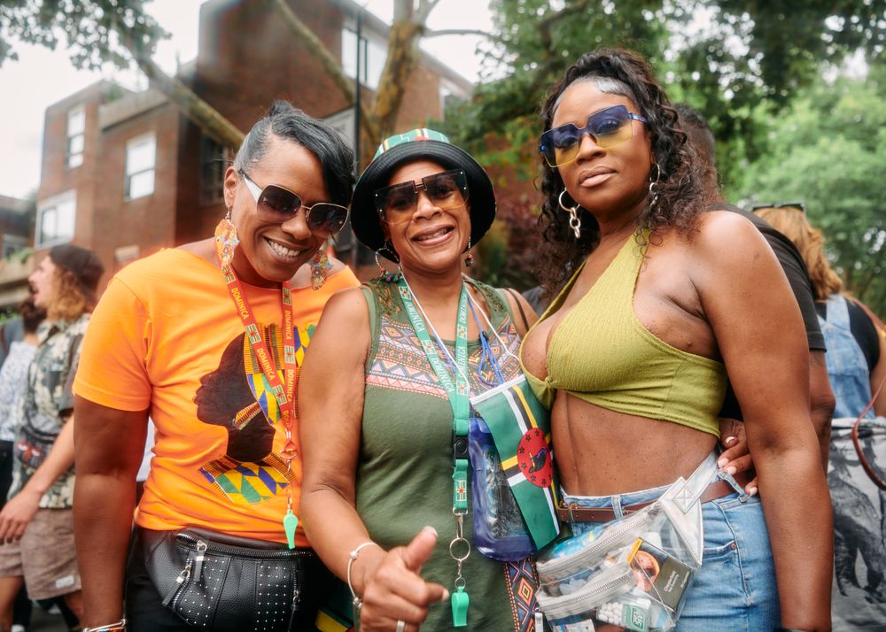London, England, United Kingdom - August 28, 2022: Multi-generation friends at London Carnival