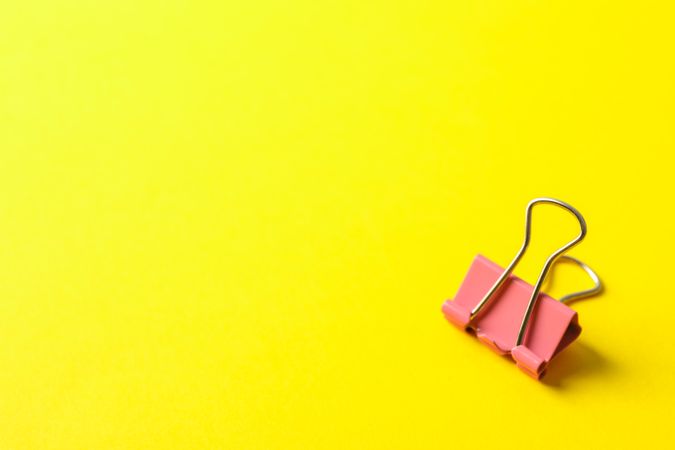 Clip on color background, space for text