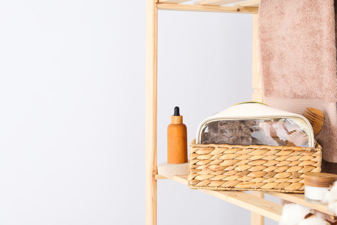 Toilet bag for different toilet and self care accessories